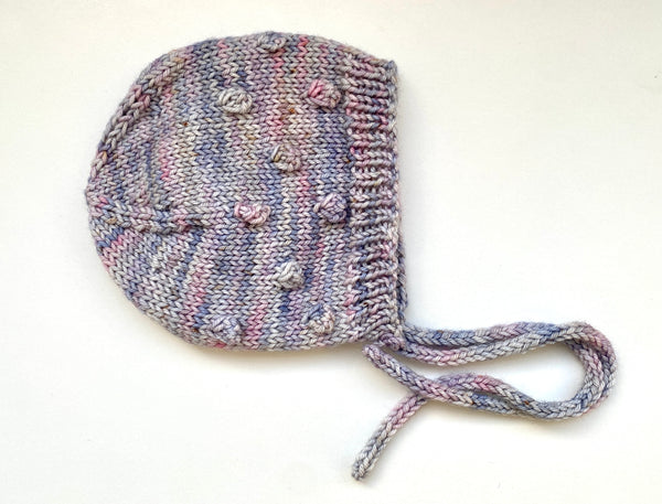 Limited Edition Hand-Dyed Bobble Stitch Bonnet